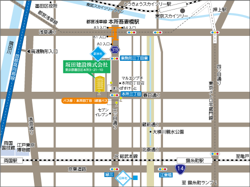 新社屋地図